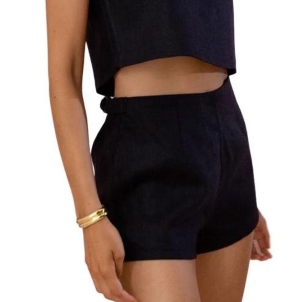 Posse Lottie Hot Pants in Black